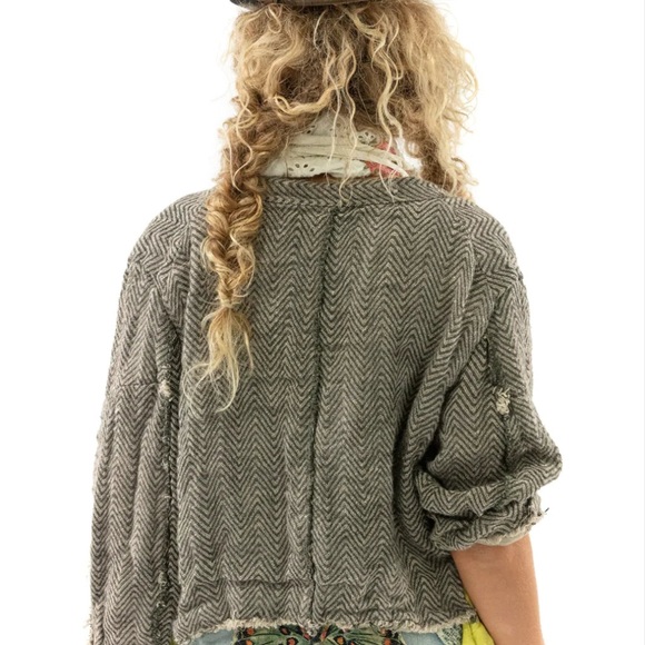 Magnolia Pearl Jacket 472 - Mathis - Woven Cotton Cropped Declan Jacket New NWT - Picture 2 of 7